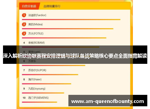 深入解析欧协联赛程安排逻辑与球队备战策略核心要点全面指南解读